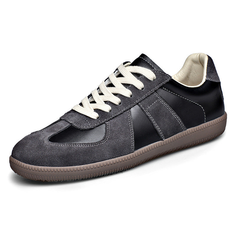 Men’s German Training Shoes – Leather Casual Breathable Sneakers