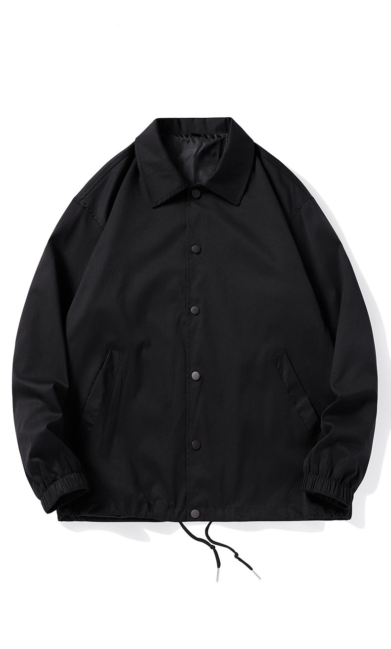 Men’s Coach Windbreaker – Minimalist Streetwear Jacket